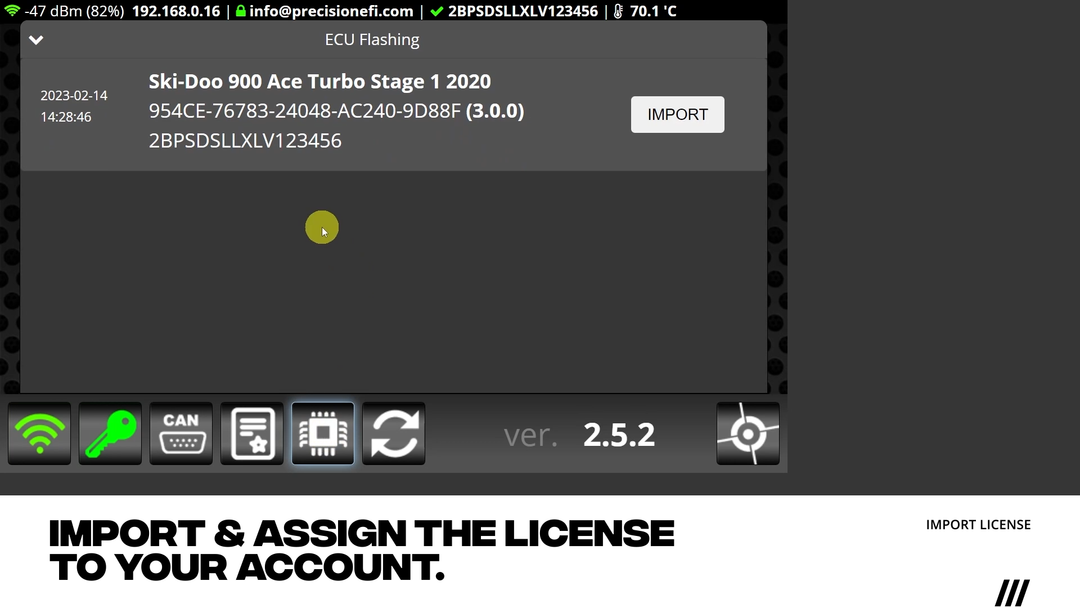 NEW VIN LOOKUP & IMPORT LICENSE FEATURES !