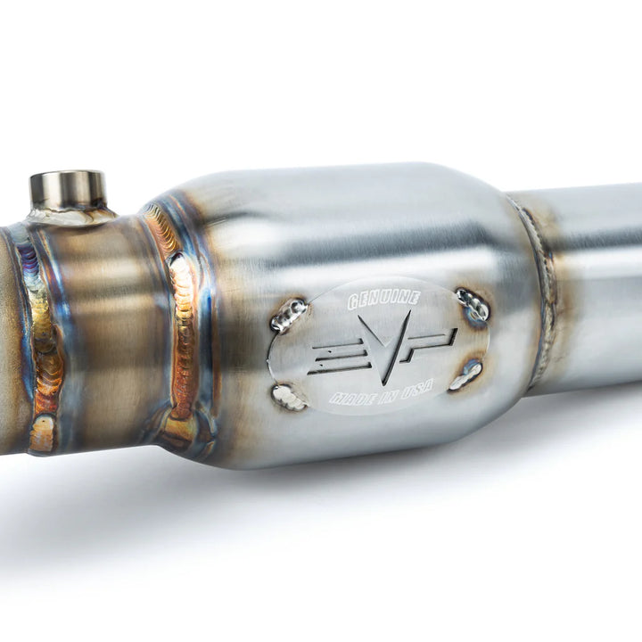 Racing 3 Inch Down Pipe with Bullet Muffler for Can-Am Maverick R