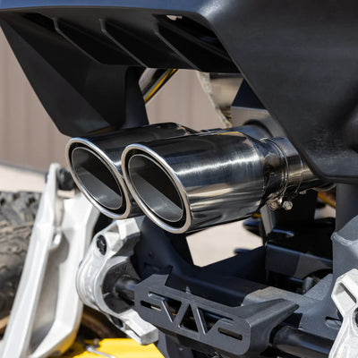 Racing Dynamic Twin Exit Muffler for Can-Am Maverick R