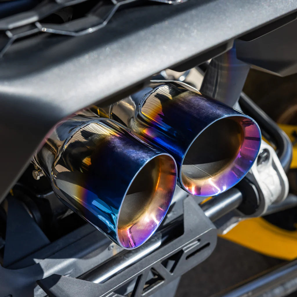 Racing Dynamic Twin Exit Muffler for Can-Am Maverick R