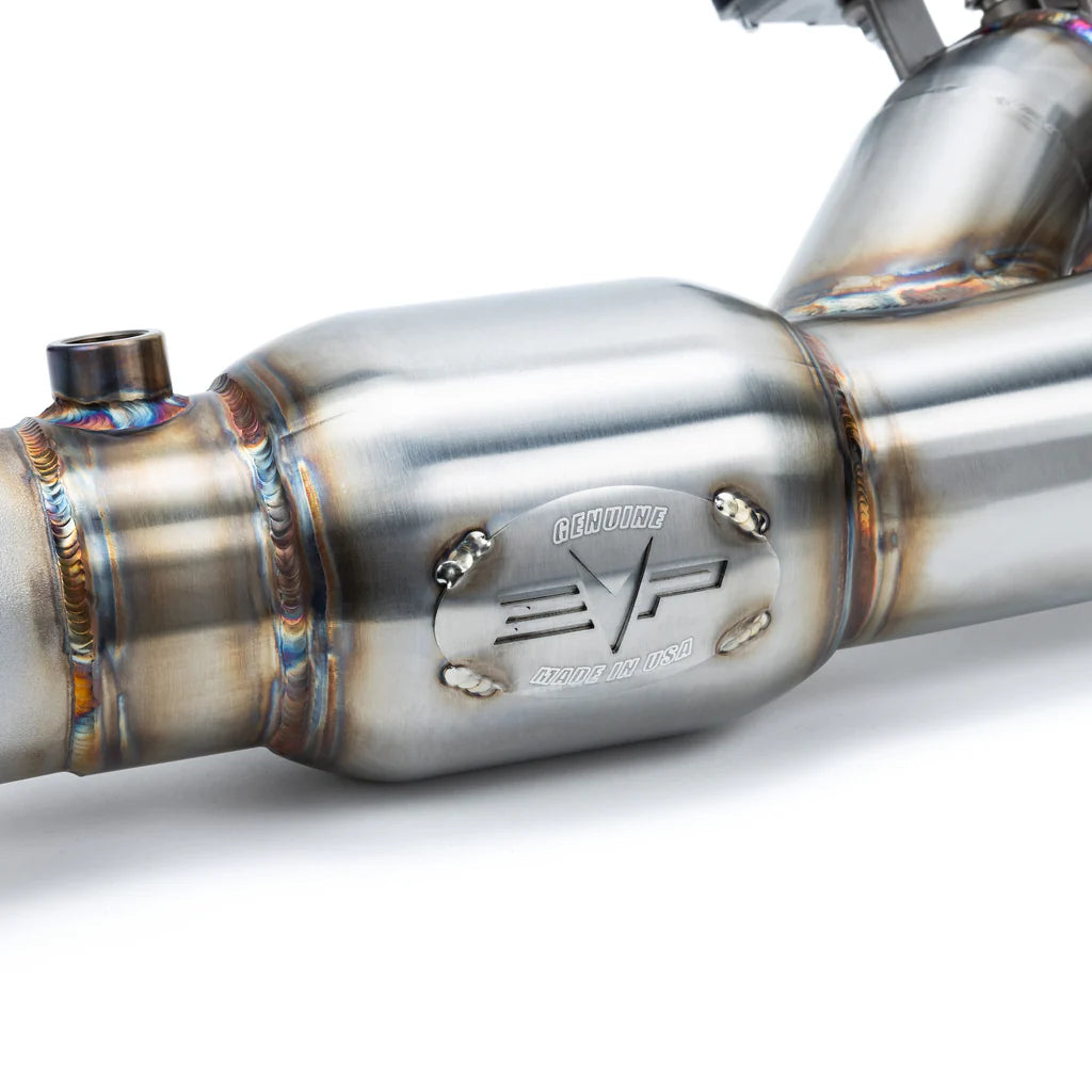 Racing Shocker Electric Side-Dump Down Pipe with Bullet Muffler for Can-Am Maverick R