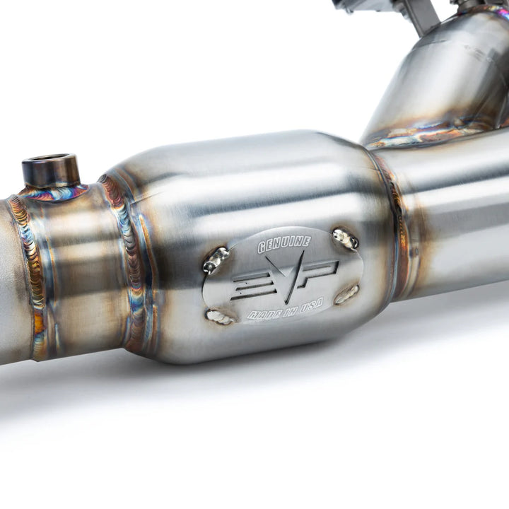Racing Shocker Electric Side-Dump Down Pipe with Bullet Muffler for Can-Am Maverick R