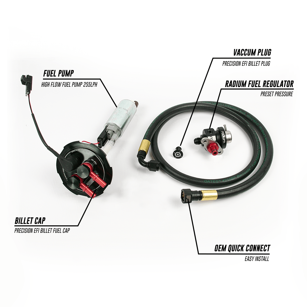 Precision Fuel Components FUEL SYSTEM UPGRADE KIT - 998T – Precision EFI