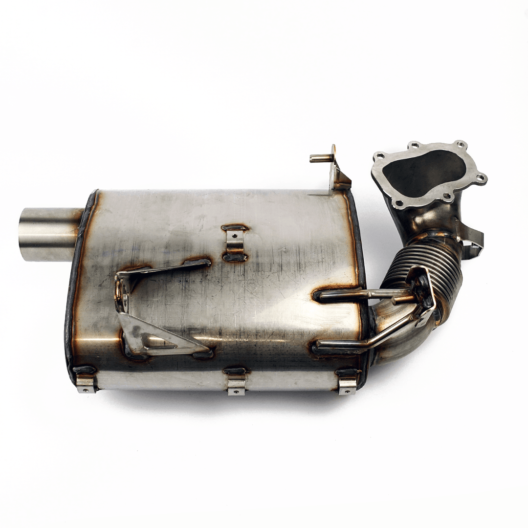 STAINLESS STEEL 2.5'' QUIET EXHAUST - 998 ENGINE - Precision EFI