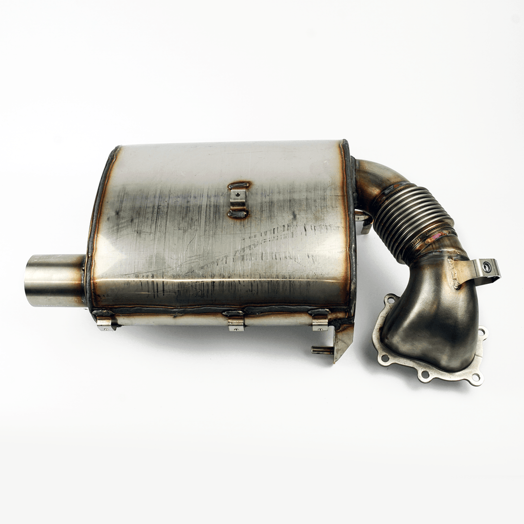 STAINLESS STEEL 2.5'' QUIET EXHAUST - 998 ENGINE - Precision EFI