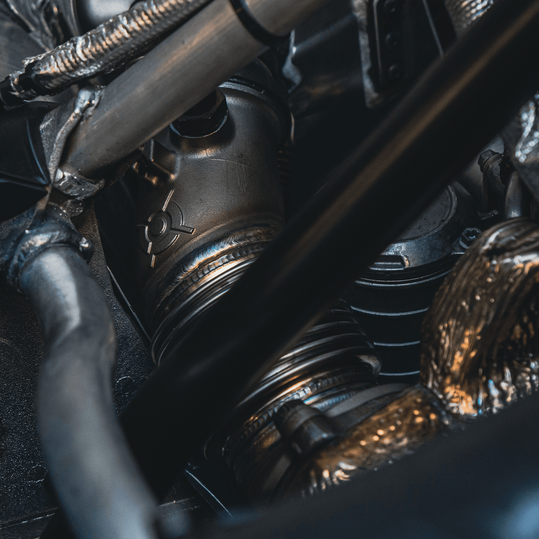 upgraded Cast Stainless steel downpipe - 900T / 900T-R / Mach Z - Precision EFI