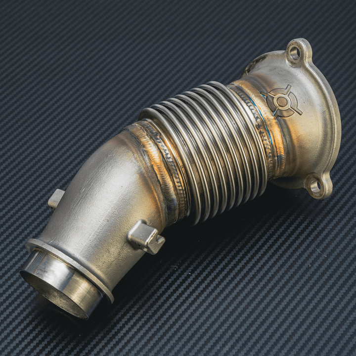 upgraded Cast Stainless steel downpipe - 900T / 900T-R / Mach Z - Precision EFI